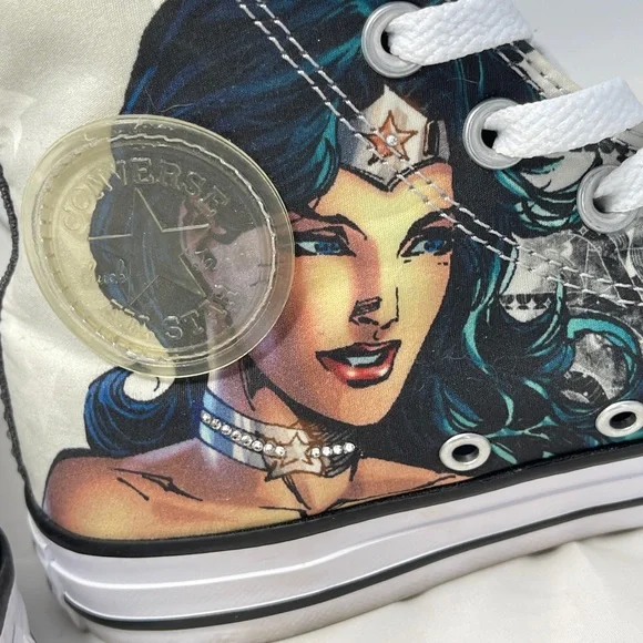 💎Wonder Woman Converse - Custom BLING Converse - Picture 8 of 12